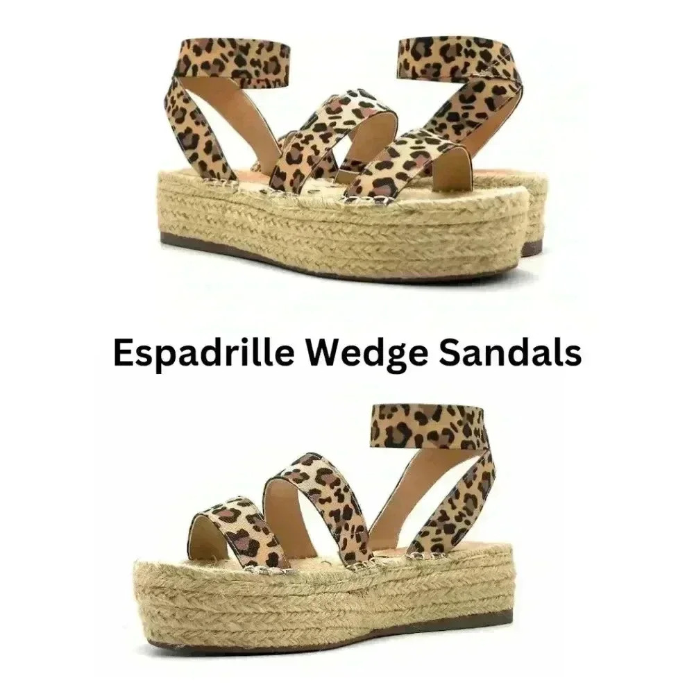 CLOSET CLOSEDOWN⚠️🚨LA Republic Espadrille Cheetah Sandals